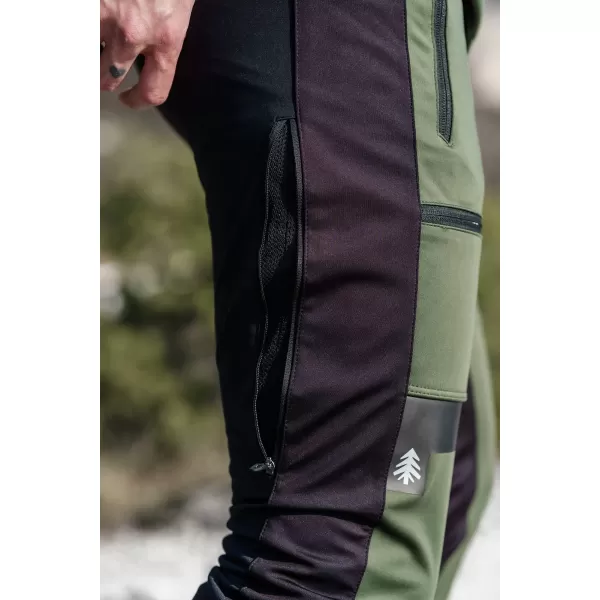  Wasserdichte Multisporthose für Herren NORDBLANC RIDGEWALK NBSPM8325 DUNKELGRÜN 