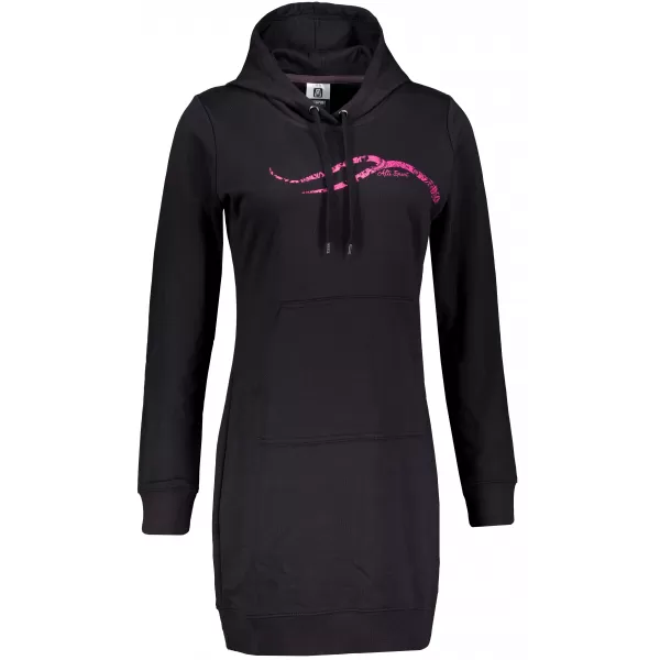  Erweitertes Damen-Sweatshirt ALTISPORT ALW001419 SCHWARZ ROSA 