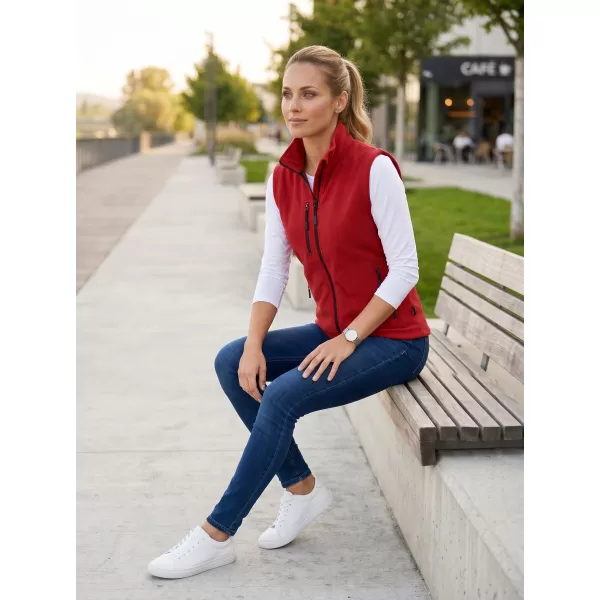  Fleeceweste für Damen MALFINI EXIT W-525 ROT 