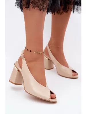 Damensandalen ZAZOO 1085 BEIGE