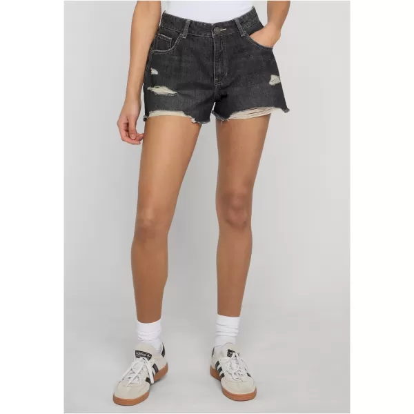  Damen-Shorts URBAN CLASSICS TB8193 SCHWARZ GEWASCHEN 