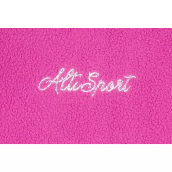  Fleece-Sweatshirt für Damen ALTISPORT ILKI FUCHSIE 