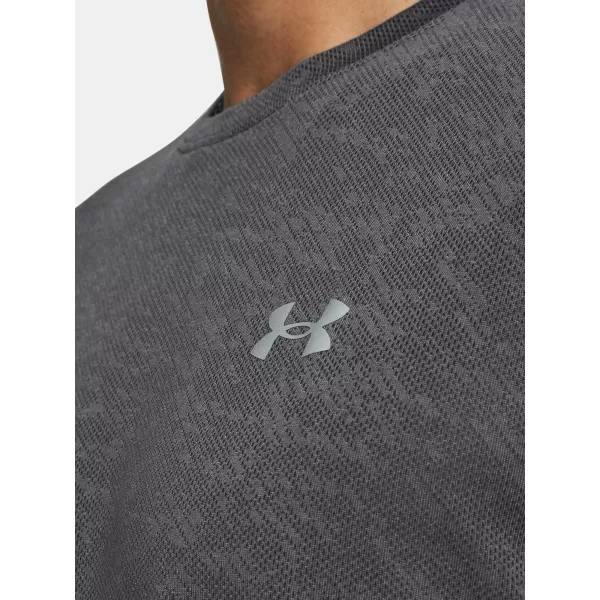  Herren-T-Shirt UNDER ARMOUR LAUNCH CAMO SHORTSLEEVE 1386681-025 GRAU 