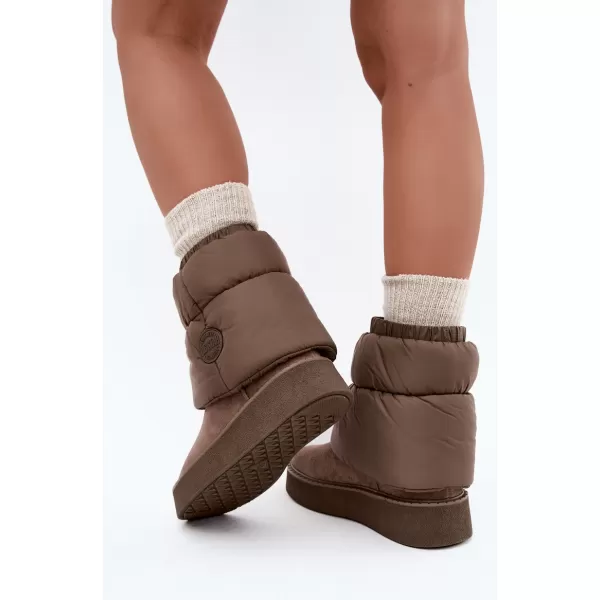  Schneemänner für Frauen BIG STAR SHOES UU274732 DUNKELBEIGE 