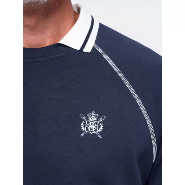  Herren-Sweatshirt OMBRE OM-SSNZ-0269 MARINEBLAU 