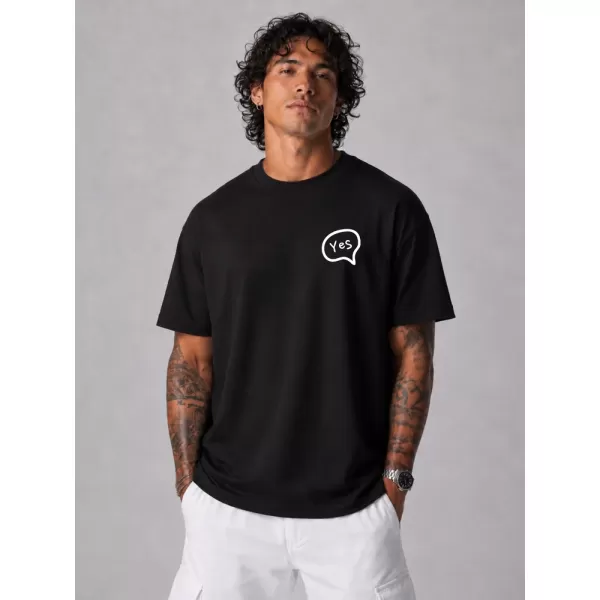  Herren-T-Shirt DSTREET NX4012R-BK SCHWARZ 