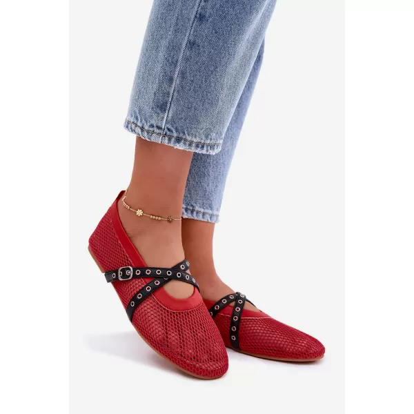  Ballerinas für Damen BOTO P-1416 HRSG 