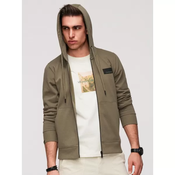  Herren-Sweatshirt OMBRE OM-SSZP-0256 OLIVE 