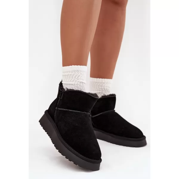  Schneemänner für Frauen VINCEZA 97961 SCHWARZ 