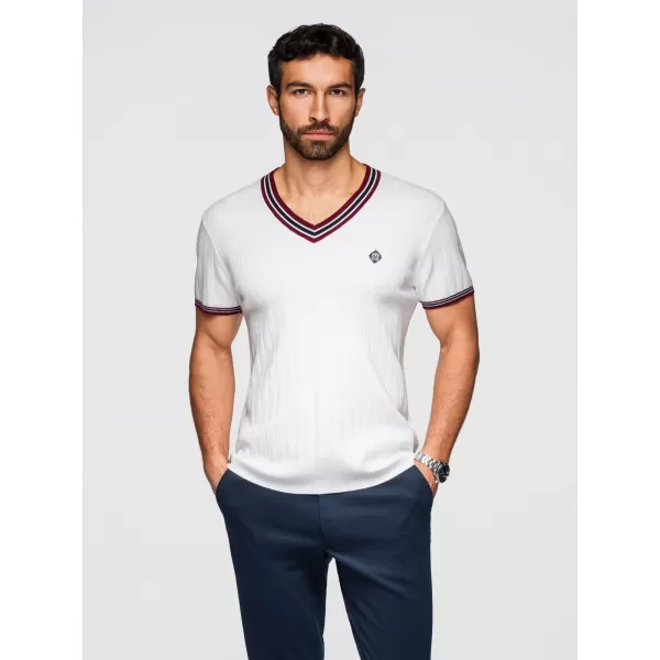  Herren-T-Shirt OMBRE OM-TSCT-0266 WEIß 
