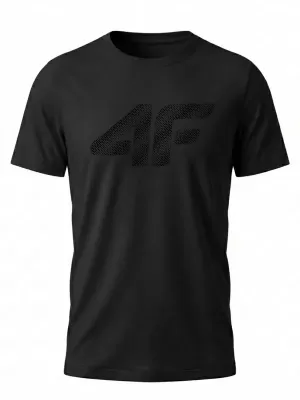 Herren-T-Shirt 4F WMM00TTSHM3342 TIEFSCHWARZ