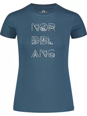 Damen-T-Shirt NORDBLANC RESCUE NBSLT8178 BLAU