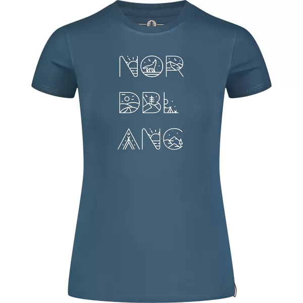  Damen-T-Shirt NORDBLANC RESCUE NBSLT8178 BLAU 