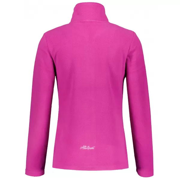  Fleece-Sweatshirt für Damen ALTISPORT ILKI FUCHSIE 