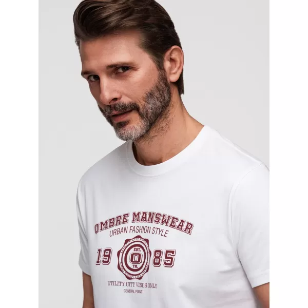  Herren-T-Shirt OMBRE OM-TSPT-0269 WEIß 