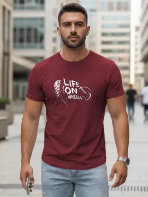 Herren-T-Shirt DSTREET NX5016R-VI WEIN