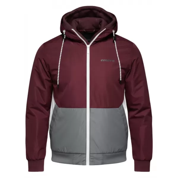  Herrenjacke OMBRE C584 BURGUND UND GRAU 