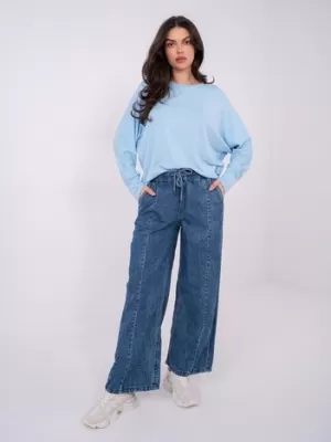Damenhosen SUBLEVEL D80038BB62627M327 DUNKELBLAU