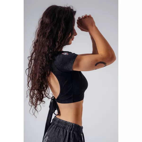  Tops für Damen NEBBIA OLYMPIA OPEN-BACK 938 SCHWARZ 