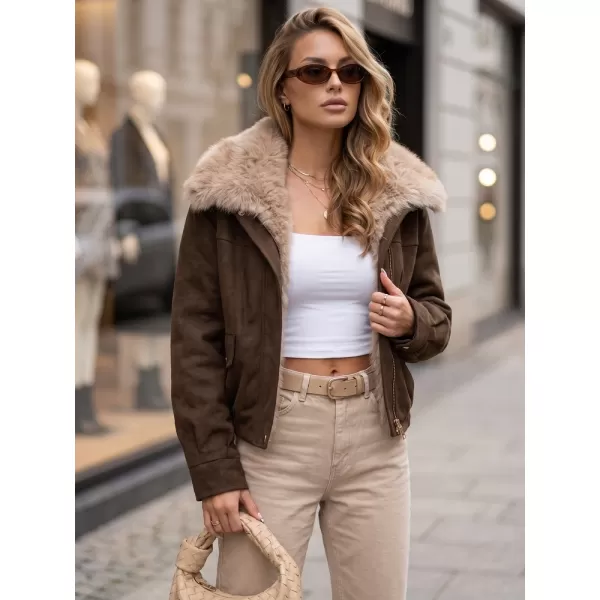  Damenjacke DSTREET TY5698 BRAUN 