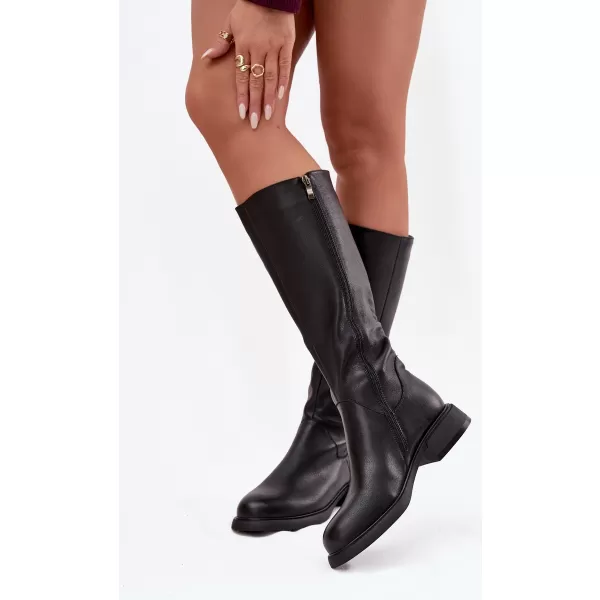  Damenstiefel S.BARSKI JC62-1036 SCHWARZ 