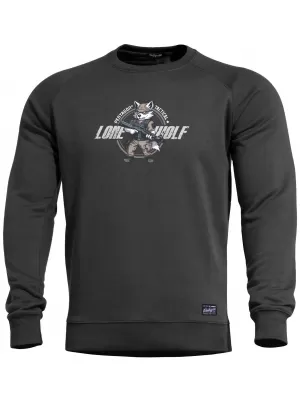Herren-Sweatshirt PENTAGON HAWK SWEATER LONE WOLF K09019-LO SCHWARZ