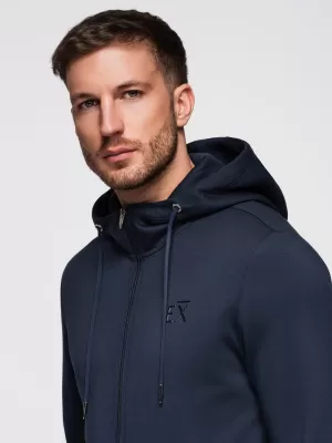 Herren-Sweatshirt OMBRE OM-SZBC-0196 MARINEBLAU