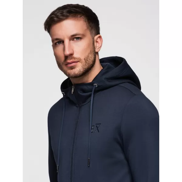  Herren-Sweatshirt OMBRE OM-SZBC-0196 MARINEBLAU 