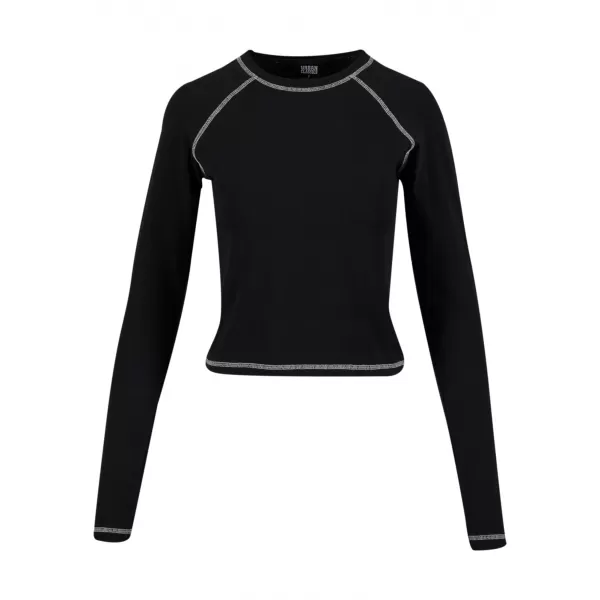  Damen-T-Shirt URBAN CLASSICS TB7730 SCHWARZ 
