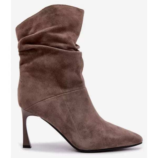  Damen-Stiefeletten D&A JC562-1038 HELLGRAU 