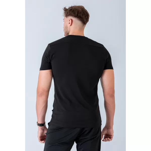  Herren-T-Shirts NEBBIA MIKE MUSCLE FIT 158 SCHWARZ 