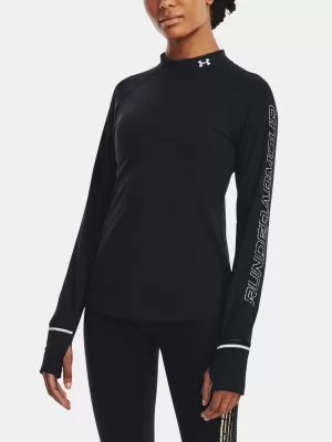 Damen-T-Shirt UNDER ARMOUR UA OUTRUN THE COLD LS 1373208-001 SCHWARZ
