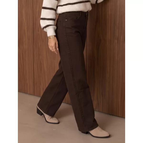  Damenhosen DSTREET UY3197 BRAUN 
