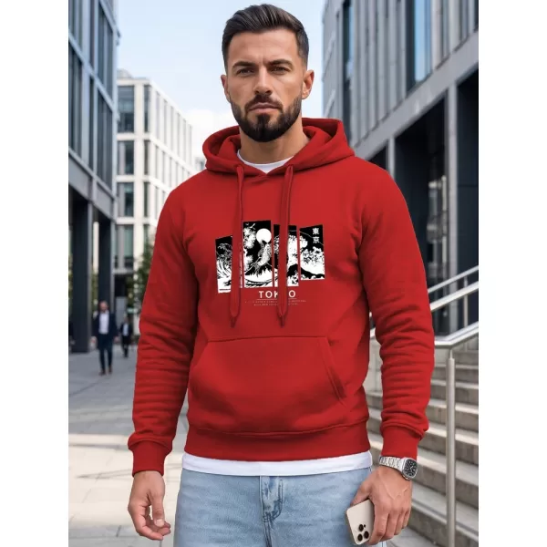  Herren-Sweatshirt DSTREET NX5146BX-18-09 ROT 