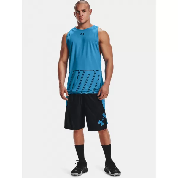  Herren-Tanktop UNDER ARMOUR UA BASELINE REVERSIBLE TANK 1361899-422 BLAU 