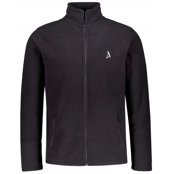  Fleece-Sweatshirt für Herren ALTISPORT ALM002852 SCHWARZ UND SILBER 