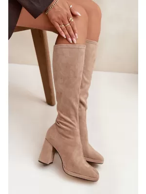 Damenstiefel BOTO NN634 BEIGE