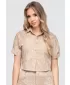 Damenbluse OMBRE OW-SH-E0060 BEIGE