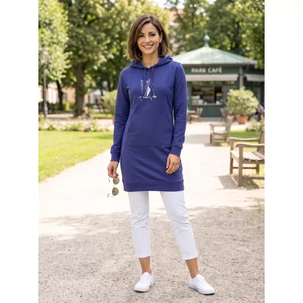  Erweitertes Damen-Sweatshirt ALTISPORT ALW091419 MITTERNACHTSBLAU 