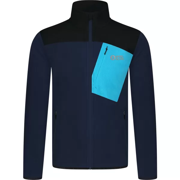  Leichtes Fleece-Sweatshirt für Herren NORDBLANC CRACKLE NBSFM8373 DUNKELBLAU 