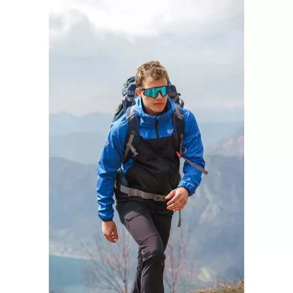  Wasserdichte Softshelljacke für Herren NORDBLANC EXPEDITIOUS NBSSM8323 BLAU 