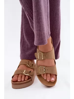 Damensandalen VINCEZA 102657 BEIGE