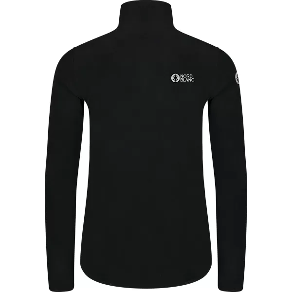  Leichtes Fleece-Sweatshirt für Damen NORDBLANC MAPLE NBSFL8374 SCHWARZ 