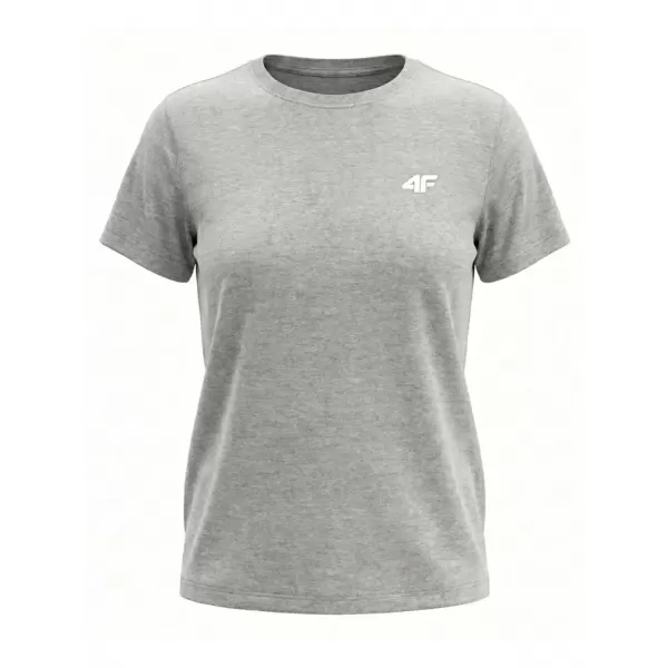  Damen-T-Shirt 4F WMM00TTSHF3308 KALTE HELLGRAUE MELANGE 