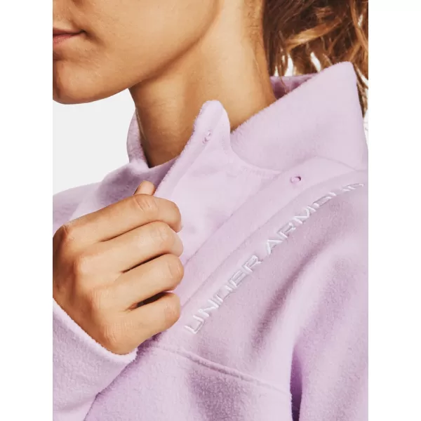  Damen-Sweatshirt UNDER ARMOUR RECOVER FLEECE WRAP NECK 1356347-570 LILA 
