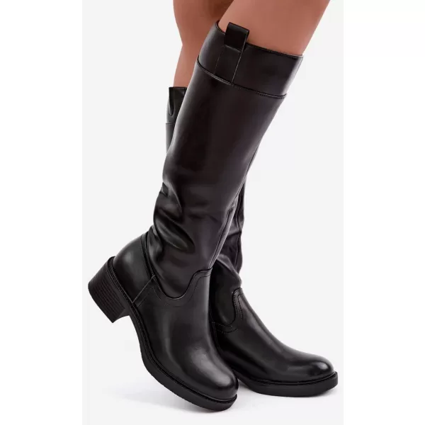  Damenstiefel SERGIO LEONE KZ-22 SCHWARZ 