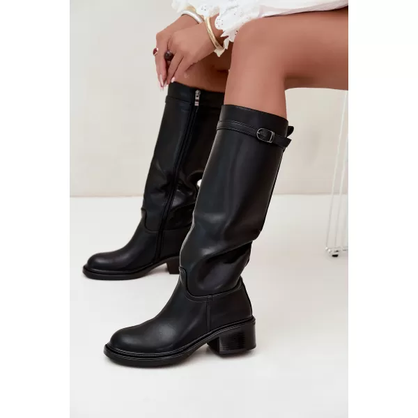  Damenstiefel BOTO C-381 SCHWARZ 