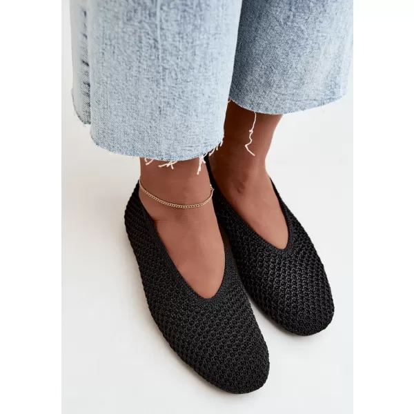  Ballerinas für Damen BOTO CH956 SCHWARZ 