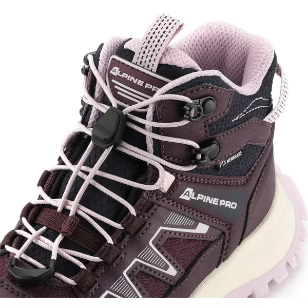  Outdoor-Schuhe für Kinder ALPINE PRO ATEGO LILA WEIN 