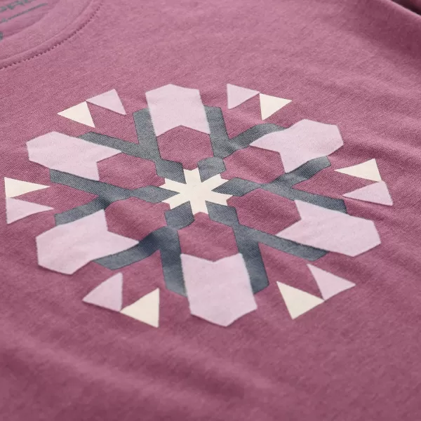  Meliertes T-Shirt für Kinder ALPINE PRO REJO 3 TRAUBENNEKTAR PC-VARIANTE 
